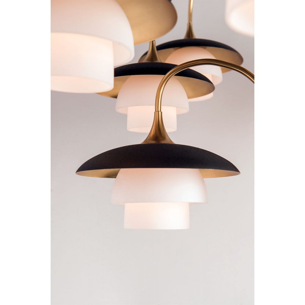 Sleek Barron Single Light Wall Sconce in Opal Glass