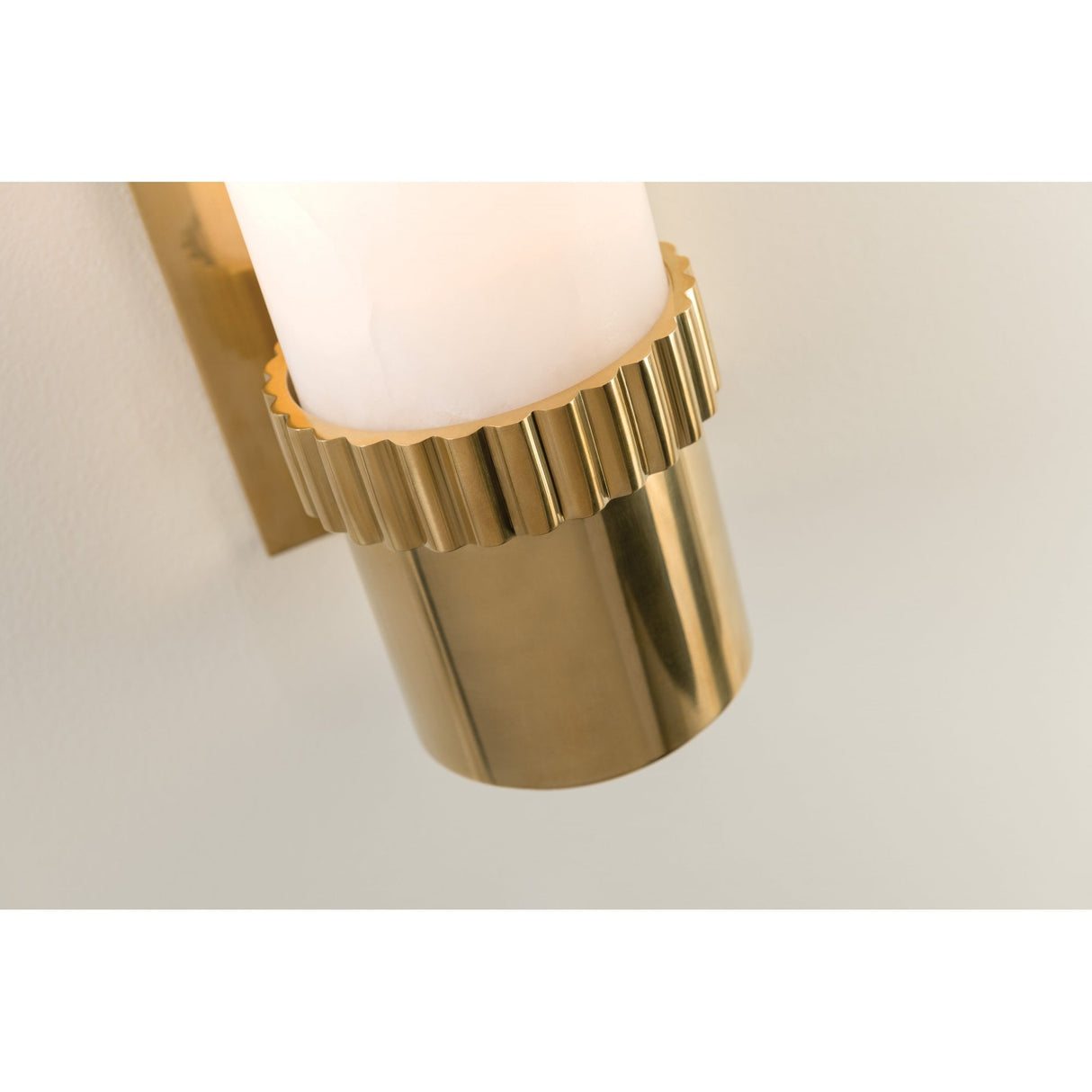 Luminous Elegance: Argon Wall Sconce in Antique Brass