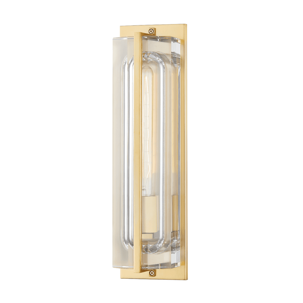 Hawkins Aged Brass 1-Light Wall Sconce