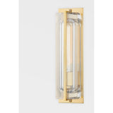Hawkins Aged Brass 1-Light Wall Sconce