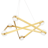 Orbital Elegance 6-Light Chandelier