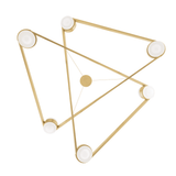 Orbital Elegance 6-Light Chandelier