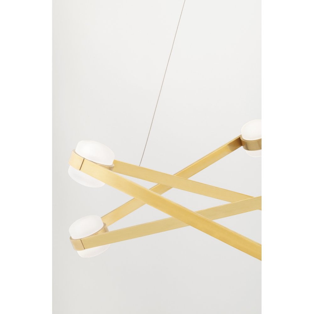Orbital Elegance 6-Light Chandelier