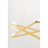 Orbital Elegance 6-Light Chandelier