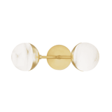 Elegant Saratoga Collection Dual Light Wall Fixture