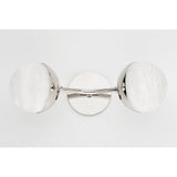 Elegant Saratoga Collection Dual Light Wall Fixture