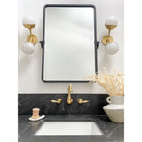 Elegant Saratoga Collection Dual Light Wall Fixture