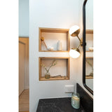 Elegant Saratoga Collection Dual Light Wall Fixture