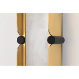 Tribeca AG-BK Small LED Wall Sconce with Alabaster Diffuser