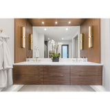 Tribeca AG-BK Small LED Wall Sconce with Alabaster Diffuser