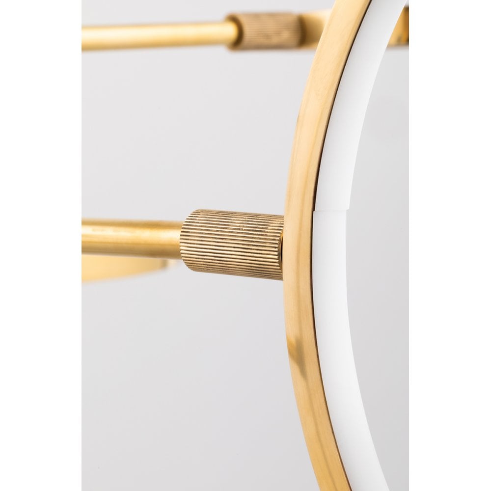 Saturn Collection Dual LED Wall Sconce in Agb Finish