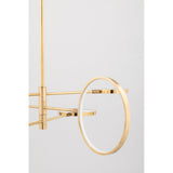 Saturn Collection Dual LED Wall Sconce in Agb Finish