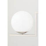 Tanner Antique Brass 4-Light Opal Glass Flush Mount Fixture