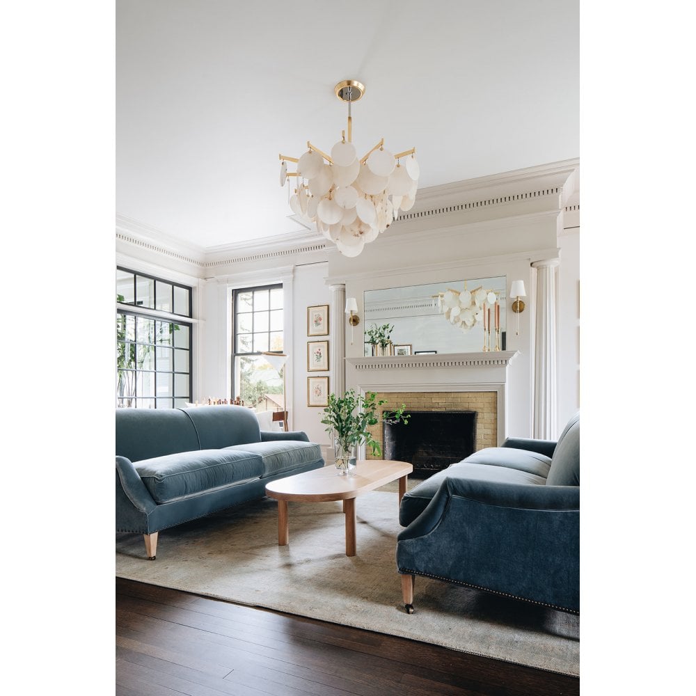 Blixen Antique Brass 1-Light Wall Sconce with Linen Shade