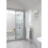 Elegant Rockland Modern 2-Light Wall Sconce in Pearl Nickel