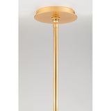 Elegant Dual Light Wall Sconce in Gold and Black Finish