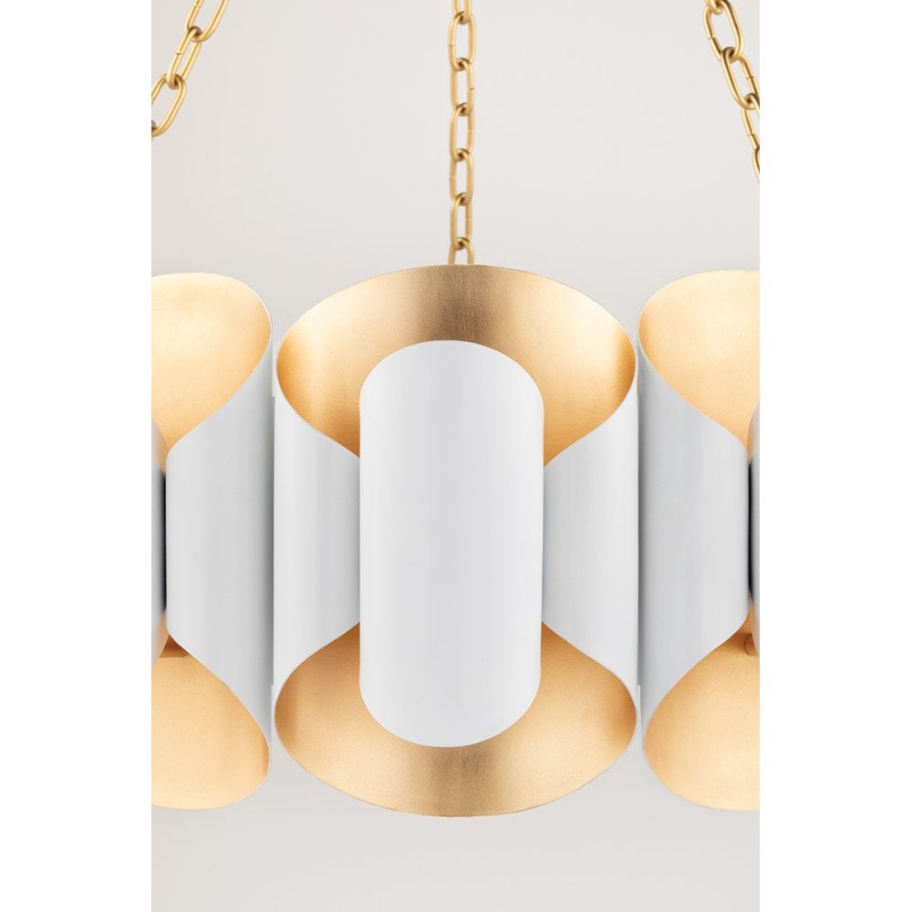 Elegant Dual Light Wall Sconce in Gold and Black Finish