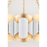 Elegant Dual Light Wall Sconce in Gold and Black Finish