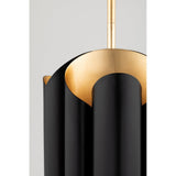 Elegant Dual Light Wall Sconce in Gold and White Finish
