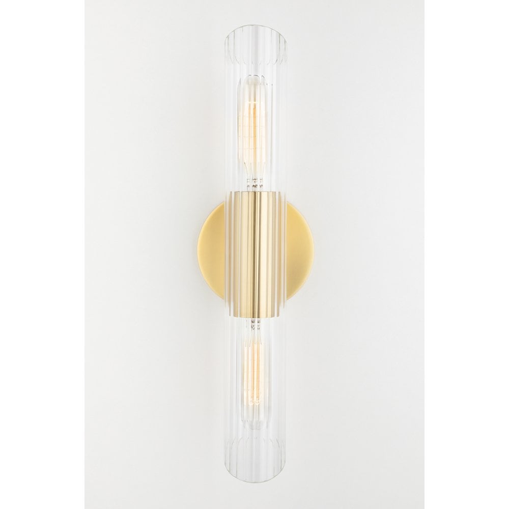 Elegance in Glass: Cecily Dual Light Wall Sconce