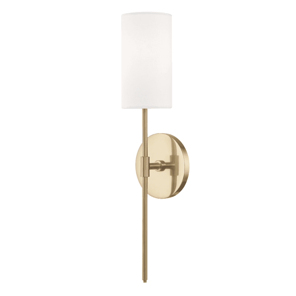 Olivia Antique Brass Single Light Wall Sconce
