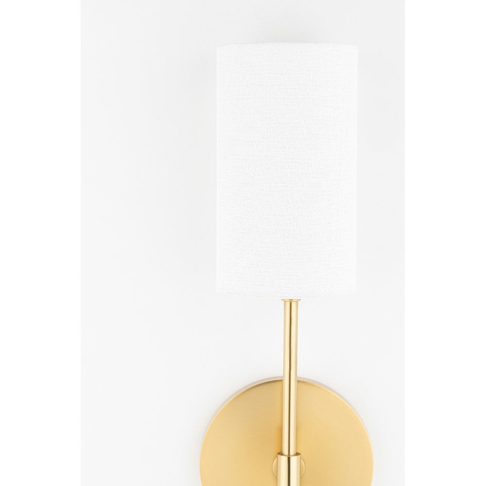 Olivia Antique Brass Single Light Wall Sconce