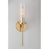 Olivia Antique Brass Single Light Wall Sconce