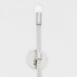 Pippin Polished Nickel Elegant Wall Light