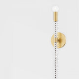 Pippin Polished Nickel Elegant Wall Light