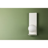 Elegant Lani Wall Sconce Light Fixture in Aged Brass