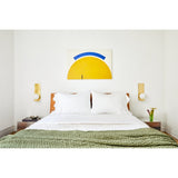 Elegant Lani Wall Sconce Light Fixture in Aged Brass