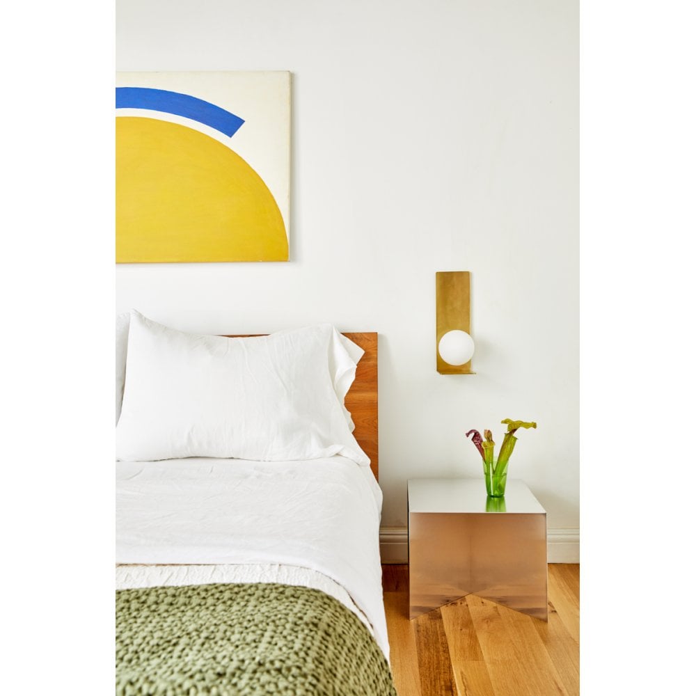 Elegant Lani Wall Sconce Light Fixture in Aged Brass