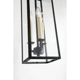 Beckham Forged Iron Triple Lantern Wall Light