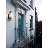 Beckham Forged Iron Triple Lantern Wall Light