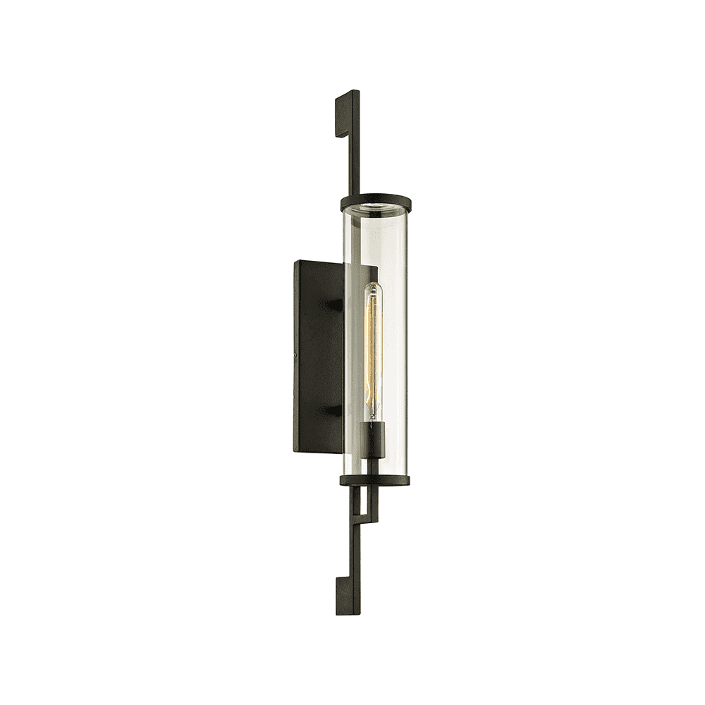 Forged Iron Elegance: Park Slope Single Light Wall Sconce