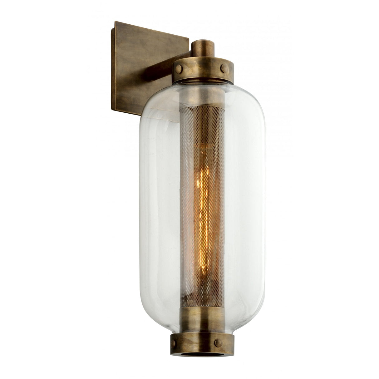 Vintage Brass Atwater Wall Sconce - 1 Light Fixture