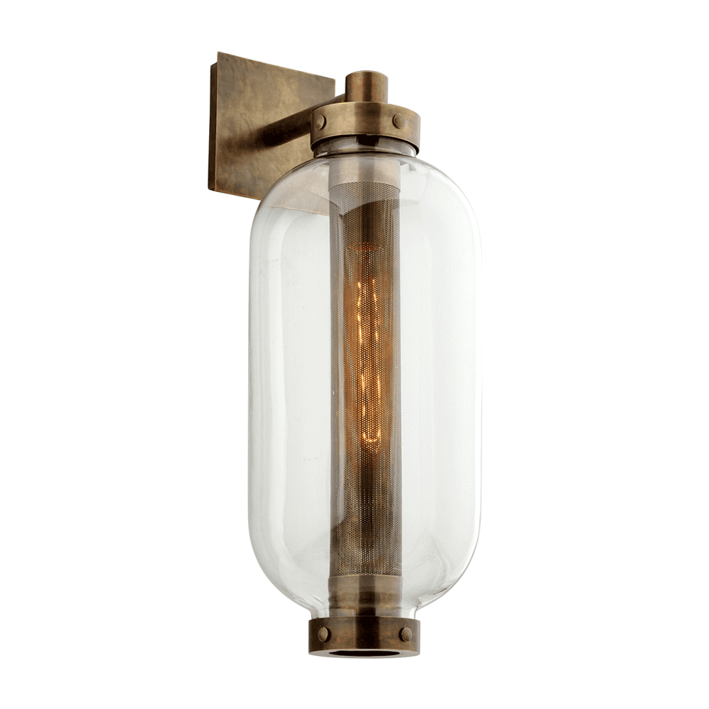 Atwater Vintage Brass 1-Light Wall Sconce