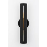 Brandon Modern Black Steel Wall Sconce