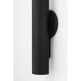 Brandon Modern Black Steel Wall Sconce