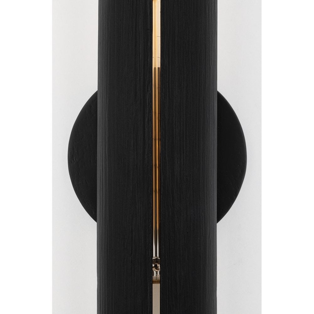 Brandon Modern Black Steel Wall Sconce
