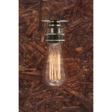 Bangui Antique Brass Ceiling Light Fixture