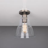 Antique Brass Rigale Flush Mount Ceiling Light