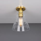 Antique Brass Rigale Flush Mount Ceiling Light