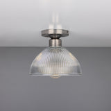 Erbil Antique Brass Prismatic Ceiling Light Fixture