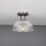 Erbil Antique Brass Prismatic Ceiling Light Fixture