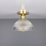 Erbil Antique Brass Prismatic Ceiling Light Fixture
