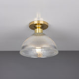 Erbil Antique Brass Prismatic Ceiling Light Fixture