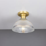 Erbil Antique Brass Prismatic Ceiling Light Fixture