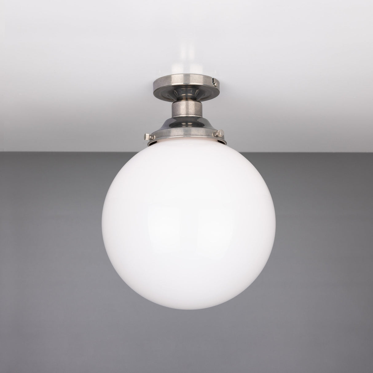 Yerevan 25cm Antique Brass Globe Ceiling Light Fitting