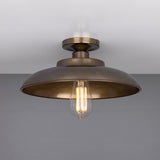 Antique Brass Telal Industrial Ceiling Light Fixture